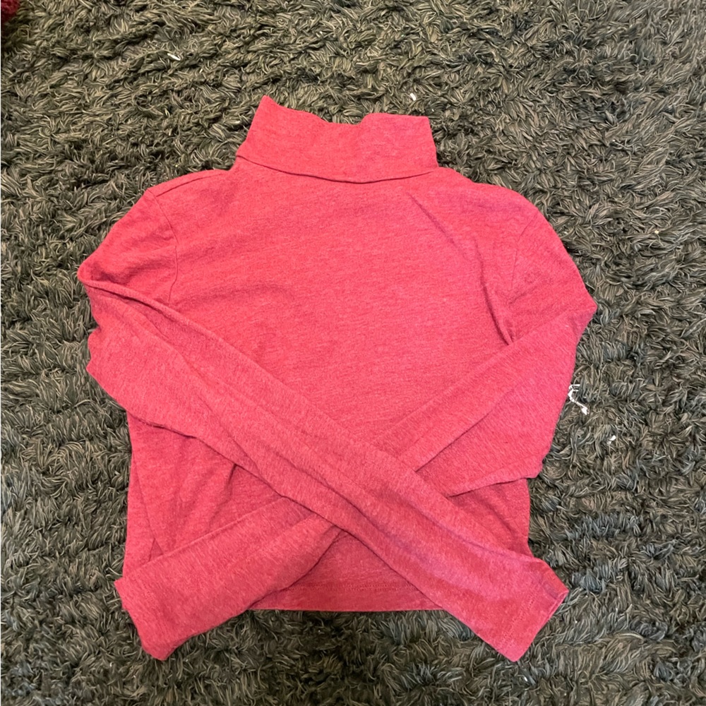 Wild fable cropped mock neck long sleeve, size XS